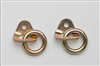 Amarrage plaquette+anneau 18kN, acier bichromé, diamètre 10 ou 12mm, FIXE