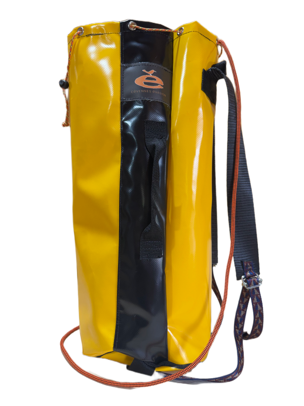 Sac spéléo rond 25 litres, poignée, longe, MEJEAN, CEVENNES EVASION