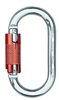 Mousqueton automatique standard ovale acier , 28 Kn, ROCK EMPIRE