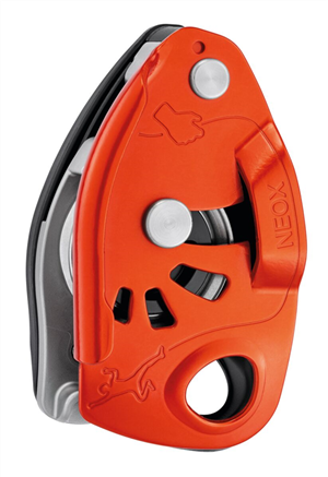 Descendeur assureur anti-panique, corde 8,5 à 11 mm, NEOX, PETZL