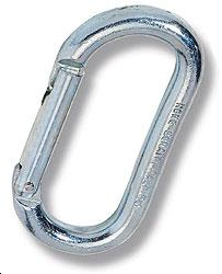 Mousqueton de freinage ovale, Key-lock, acier, KONG