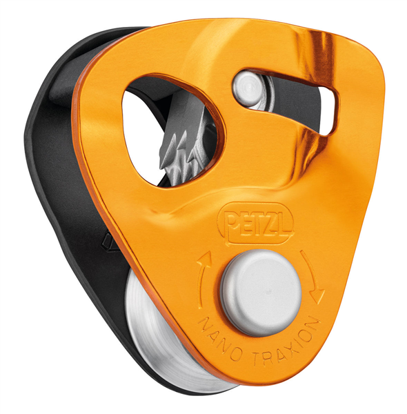 Poulie-bloqueur super-ultralégère à haut rendement, NANO TRAXION, PETZL