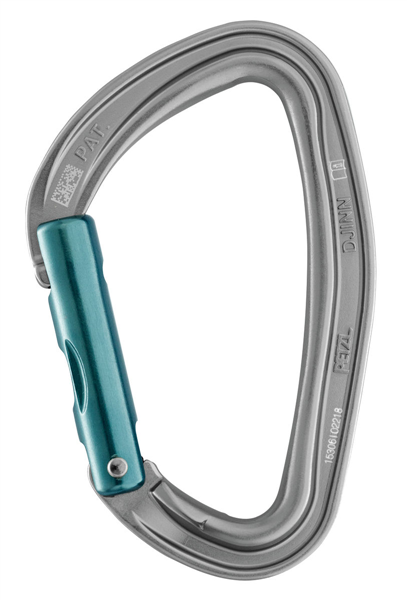 Mousqueton doigt droit 23 kN, key-lock DJINN, PETZL