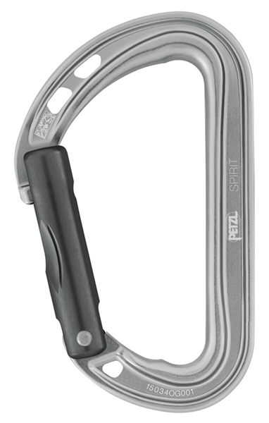 Mousqueton doigt droit, key-lock 23 kN SPIRIT, PETZL