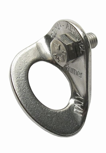 Plaquette INOX vrillée, 8mm, avec vis, 52g, MINOX, RAUMER