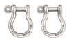 2 manilles de connection sellette, PETZL