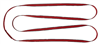 Anneau de sangle cousue 19mm x 150 cm rouge, EN 566, 22 kn, COURANT
