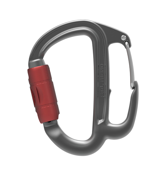 Mousqueton automatique avec frein accolé, 23Kn, FREINO Z, PETZL