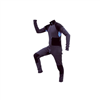 Sous-combie bi-stretch, 1 poche, zip double curseur, TRASGU, RODCLE