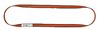 Anneau de sangle cousue 19mm x 60 cm orange, EN 566, 22 kn, COURANT