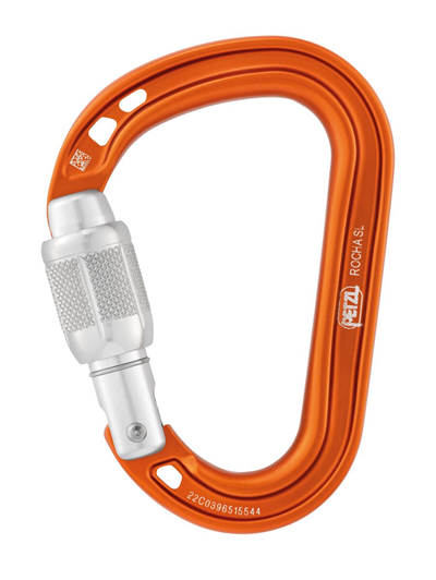 Mousqueton micro-POIRE à vis ultra léger 45g, ROCHA PETZL