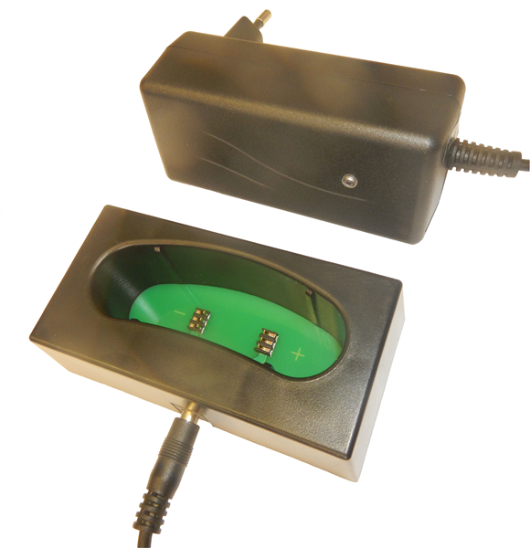  Accessoire SCURION®: chargeur pour module lithium-ion avec fiche ronde