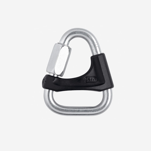 Maillon Delta n°8 avec barrette de sécurité PETZL