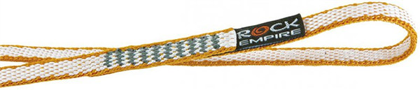 Anneau de sangle dyneema cousue 10mm x 120 cm, EN 566, 22 kn, ROCK EMPIRE