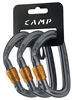 Mousqueton à vis keylock, 22 kN, ORBIT VIS pack de 3, CAMP