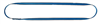 Anneau de sangle cousue 19mm x  80 cm, bleu, CE EN 795, 23 kn, COURANT