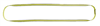 Anneau de sangle cousue 19mm x 120 cm jaune, EN 566, 22 kn, COURANT