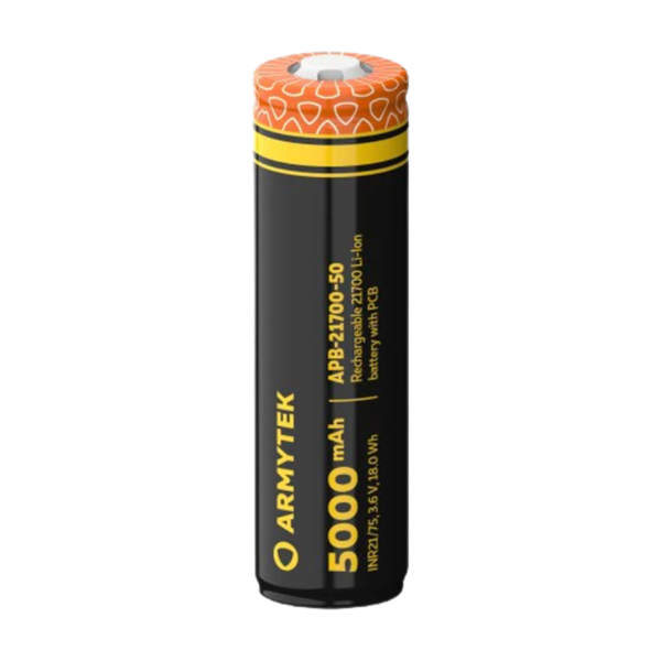 Batterie 21700 Li-ion 5000mAh protégée, ARMYTEK