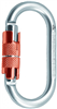 Mousqueton automatique keylock, ovale acier, 28 Kn, ROCK EMPIRE