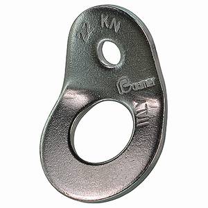 Plaquette INOX coudée, 8mm, sans vis, 50g, WING, RAUMER