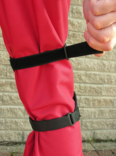 Genouillères kevlar® ajustable par Velcros® , WARMBAC