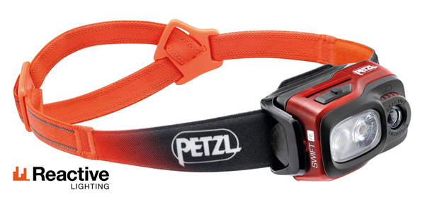 Lampe frontale rechargeable par USB, 1100 lumens, SWIFT NEW, PETZL