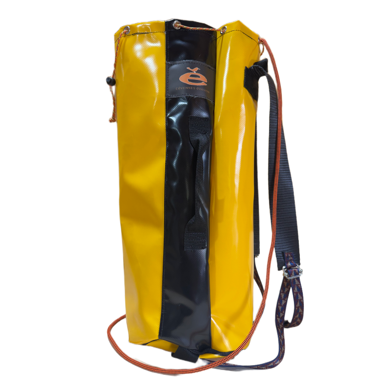 Sac spéléo rond 25 litres, poignée, longe, MEJEAN, CEVENNES EVASION